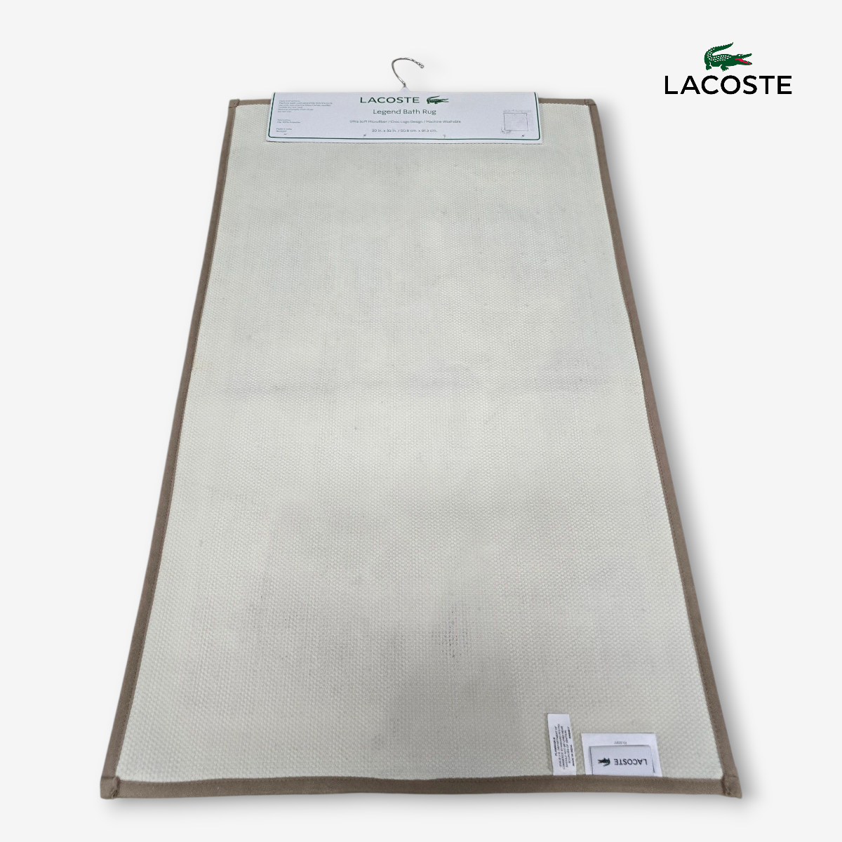 Tapete de baño Lacoste Café Accesorios