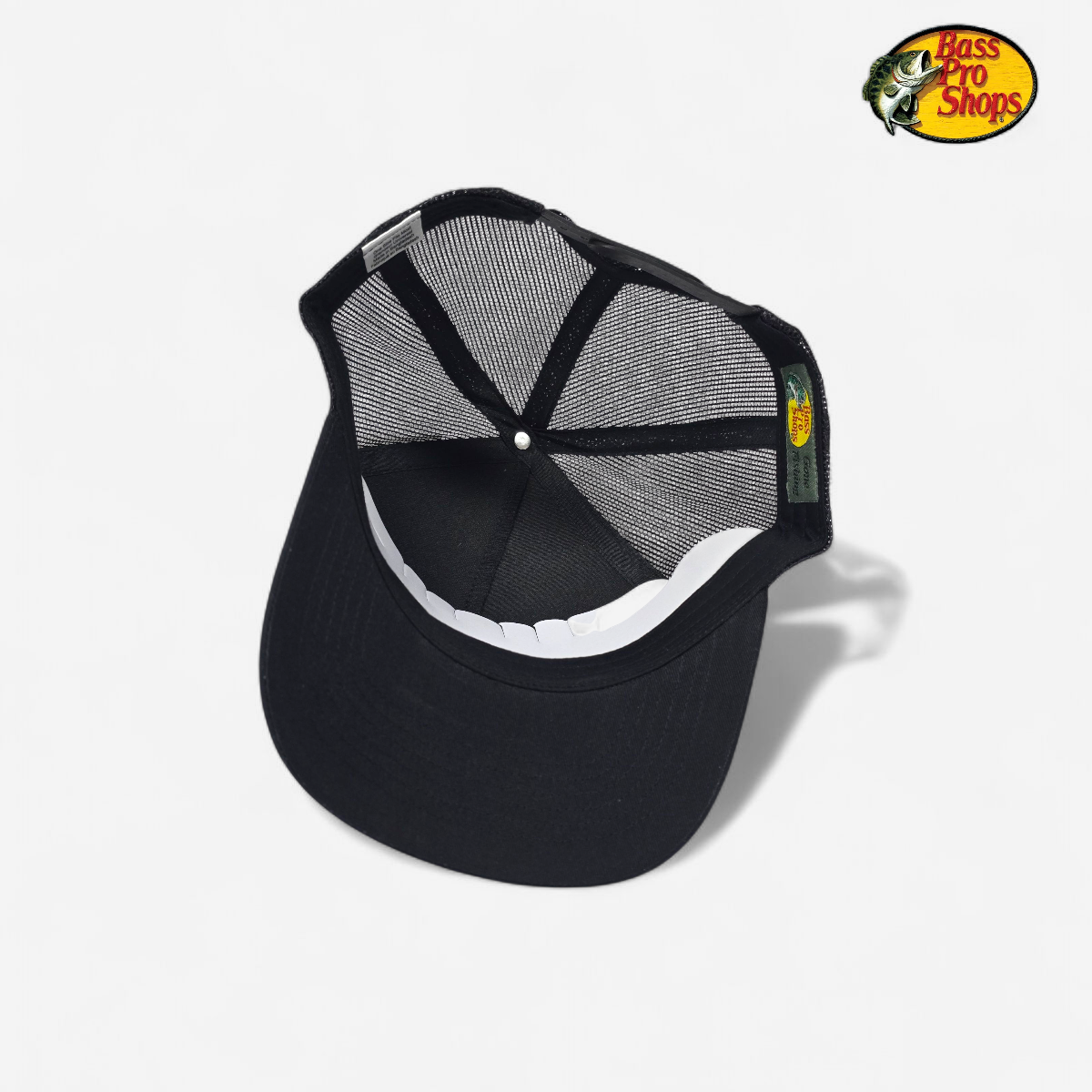 Gorra Trucker Snapback BASS PRO SHOPS Negra Talla unica Hombre 032