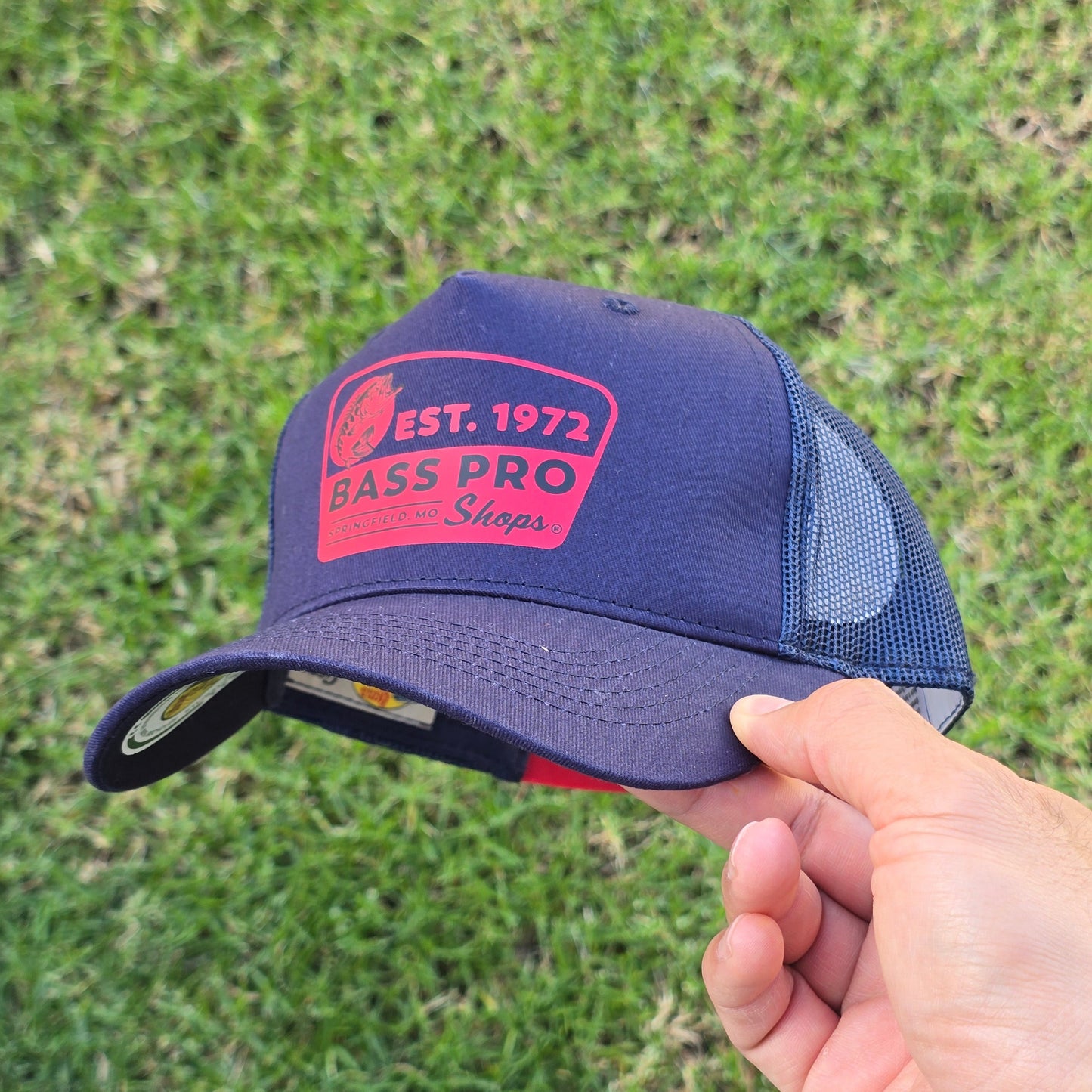 Gorra Trucker Snapback BASS PRO SHOPS Azul Marino Talla unica Hombre Snapback 8351