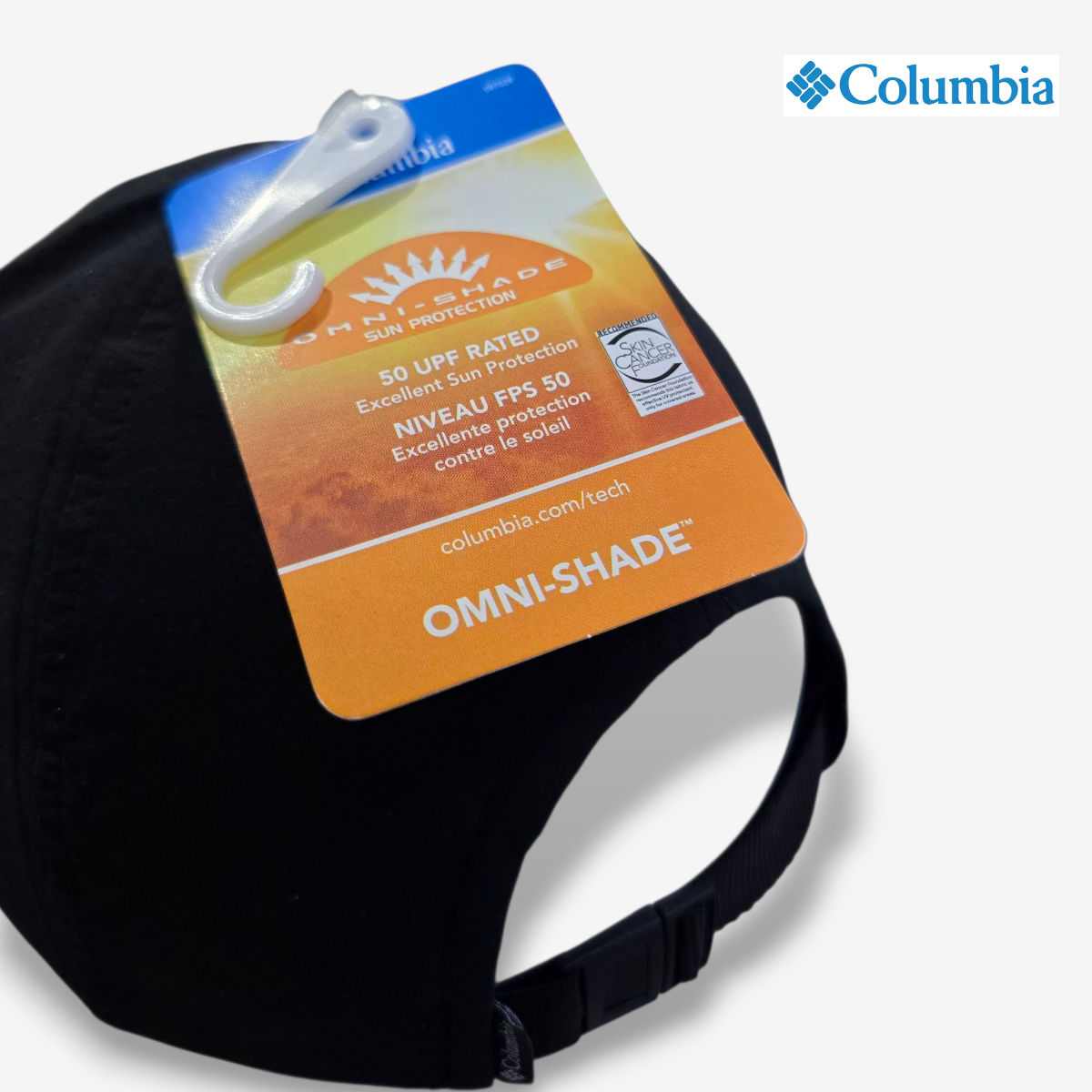 Gorra Deportiva COLUMBIA Negra Talla Unica Hombre Snapback Casual Unisex XU4506-010