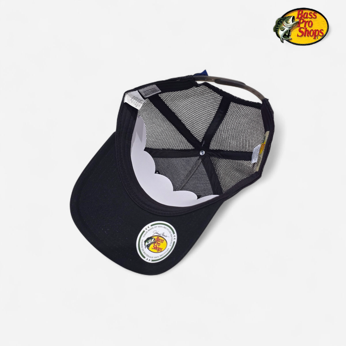 Gorra Trucker Snapback BASS PRO SHOPS Negro Talla unica Hombre Snapback 2549