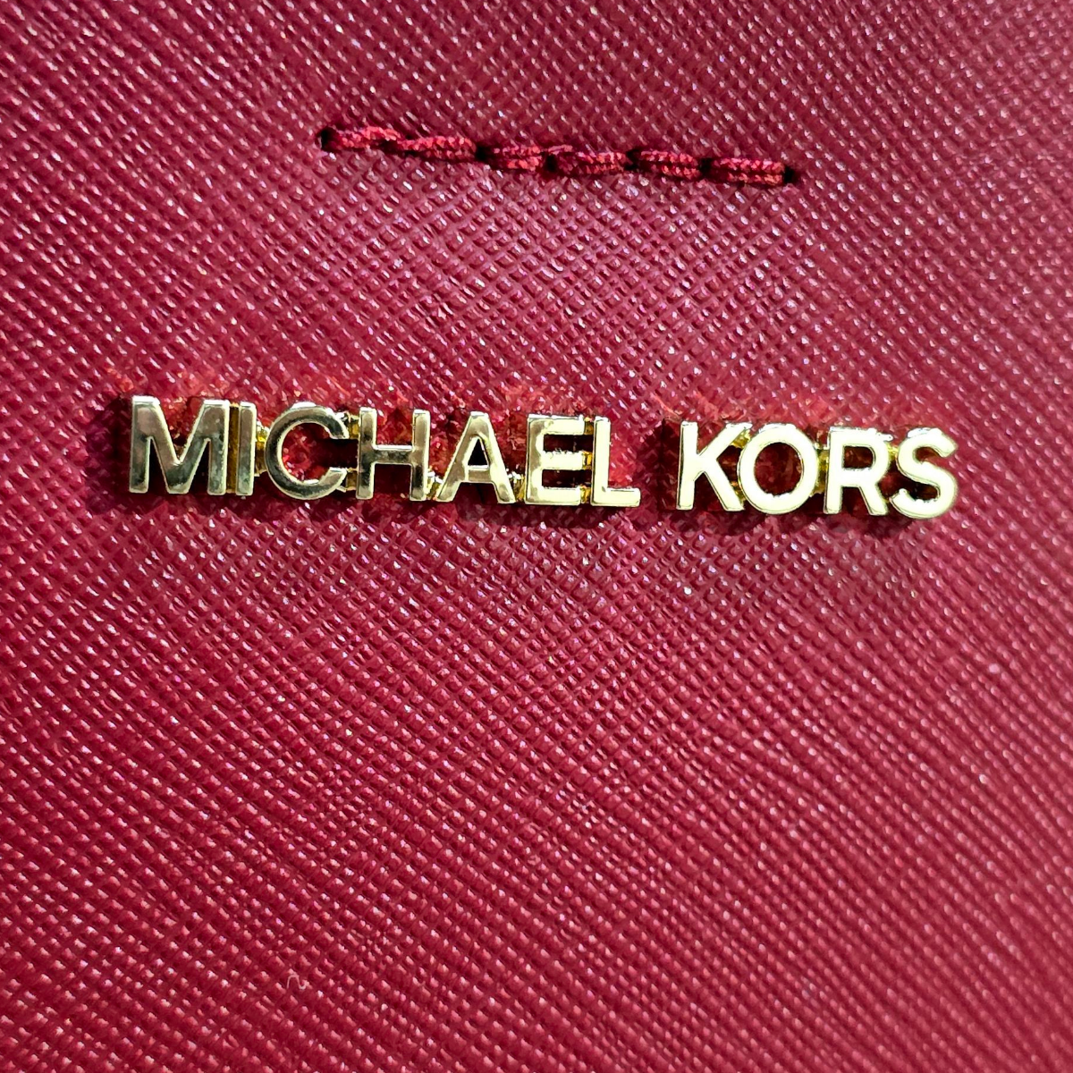Bolsa de mano Jet Set MEDIANA Michael Kors Roja