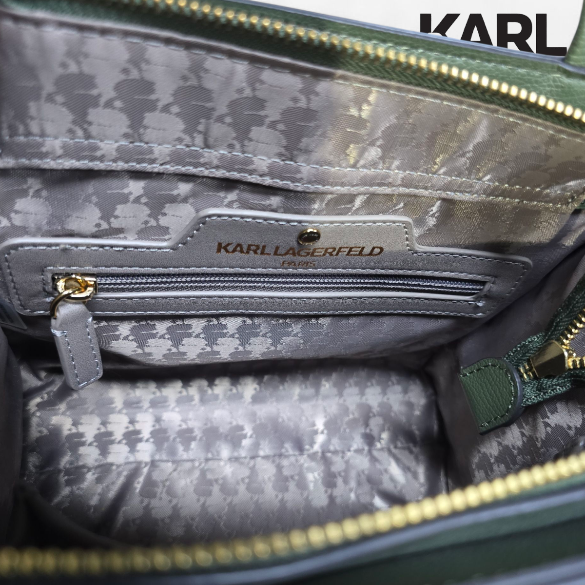 Bolsa de mano Cross body Karl Lagerfeld Verde