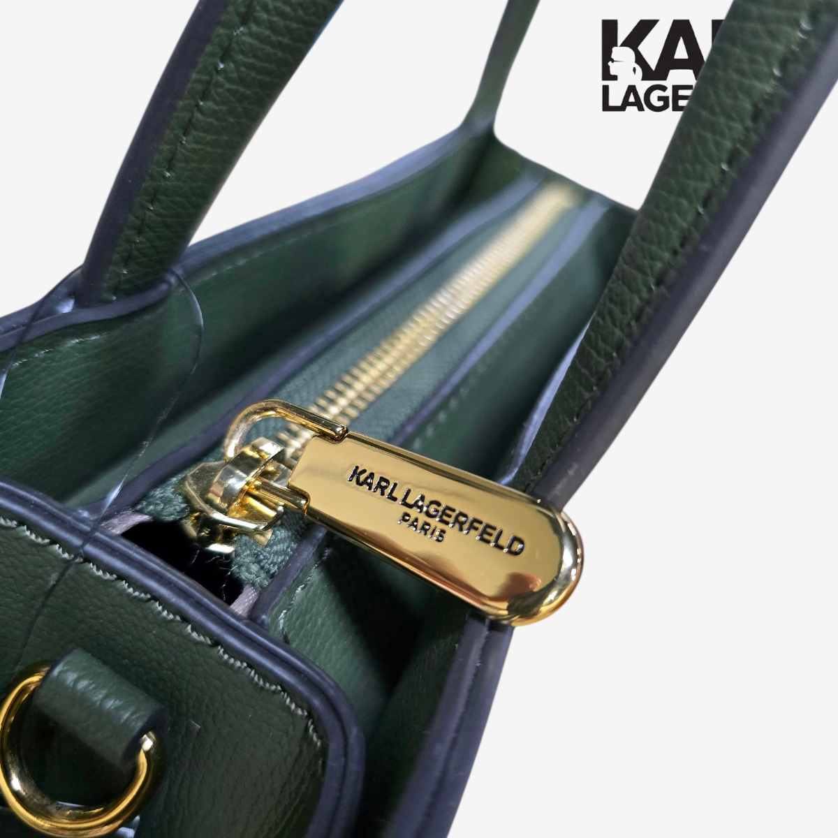 Bolsa de mano Cross body Karl Lagerfeld Verde