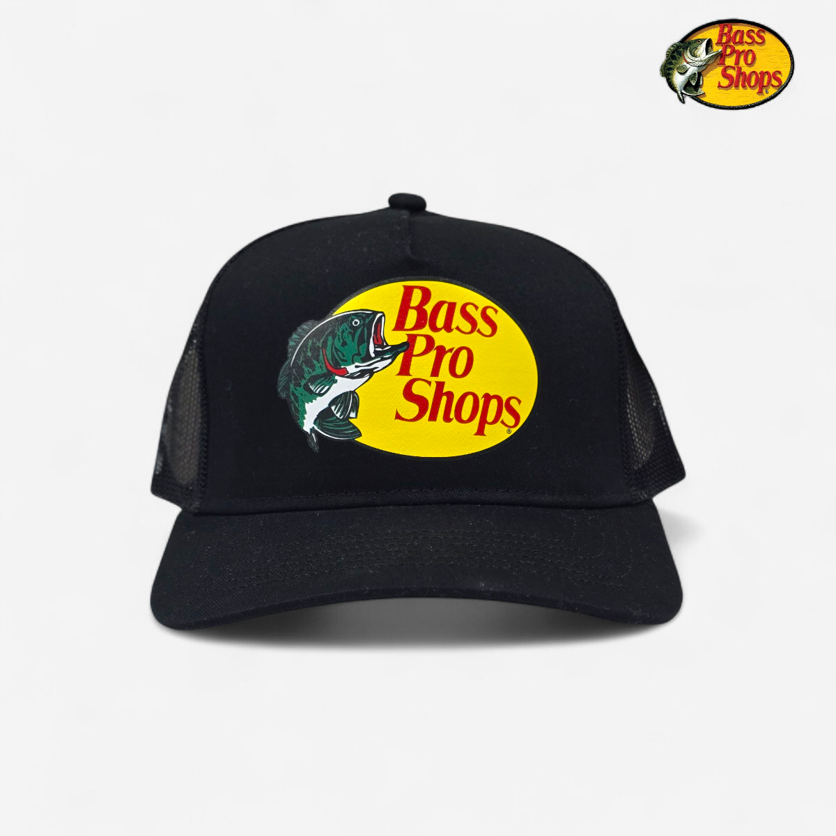 Gorra Trucker Snapback BASS PRO SHOPS Negra Talla unica Hombre 032