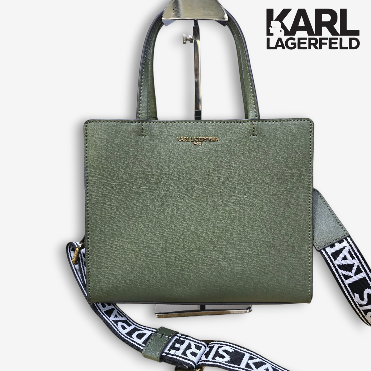 Bolsa de mano Cross body Karl Lagerfeld Verde