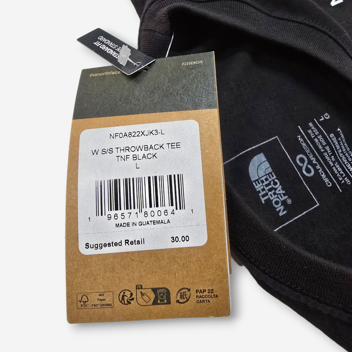 Playera The North Face Negro Casual L Mujer