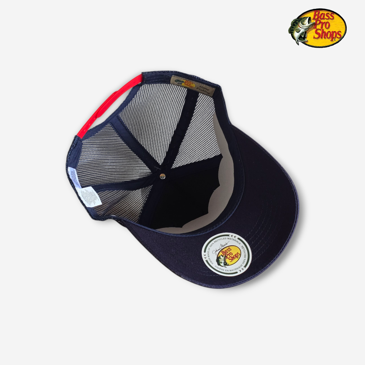 Gorra Trucker Snapback BASS PRO SHOPS Azul Marino Talla unica Hombre Snapback 8351