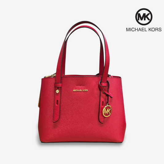 Bolsa de mano Jet Set MEDIANA Michael Kors Roja