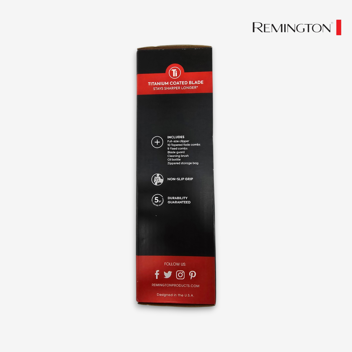 Rasuradura Alambrica cuchillas recubiertas de titanio kit para cabello REMINGTON Blanco Accesorios Unica Hombre