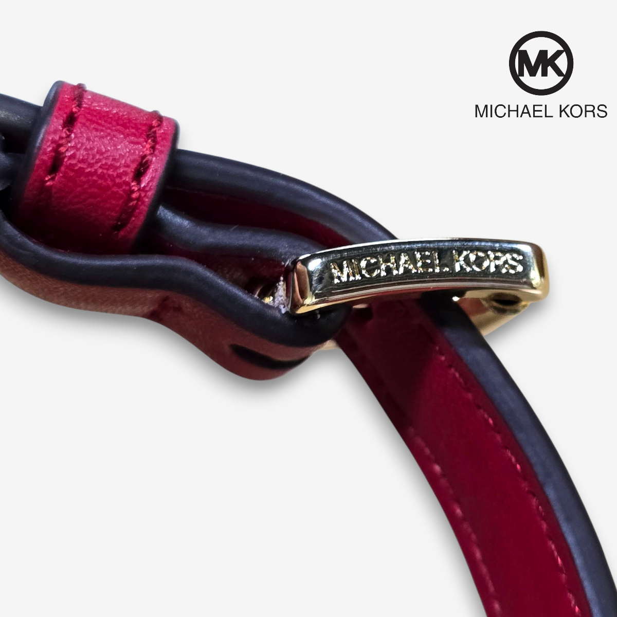 Bolsa de mano Jet Set MEDIANA Michael Kors Roja